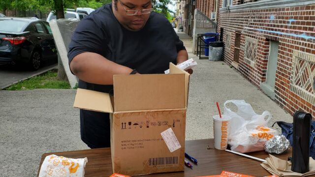 COVID test distribution