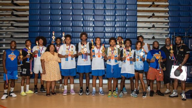 A team from the Bronx's Marble Hill Houses captured the league crown in the 15-and-under division. Marble Hill league champs