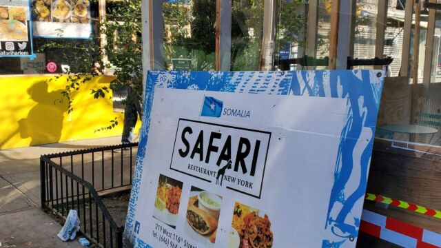 sign for Safari restaurant