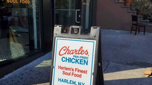 sign for Charles Pan-Fried Chicken