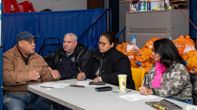 Interim CEO Lisa Bova-Hiatt tours Claremont Consolidated in the Bronx. Interim CEO Lisa Bova-Hiatt tours Claremont Consolidated in the Bronx.