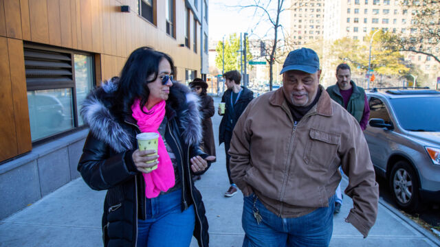 Interim CEO Lisa Bova-Hiatt tours Claremont Consolidated in the Bronx. Interim CEO Lisa Bova-Hiatt tours Claremont Consolidated in the Bronx.