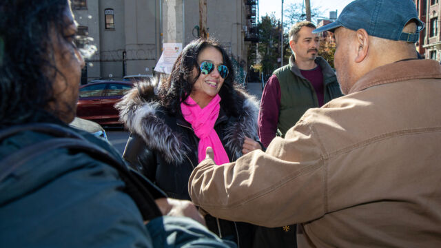 Interim CEO Lisa Bova-Hiatt tours Claremont Consolidated in the Bronx. Interim CEO Lisa Bova-Hiatt tours Claremont Consolidated in the Bronx.