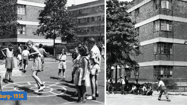 Williamsburg Houses historic photo
